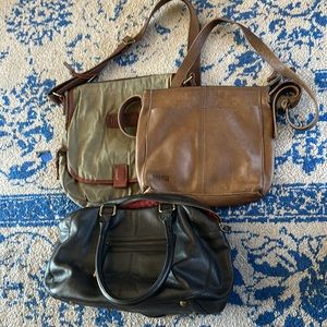 Duluth bag and an Eddie Bauer bag